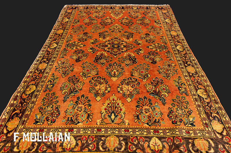 Antique Persian Small Saruk Rug n°:60296225